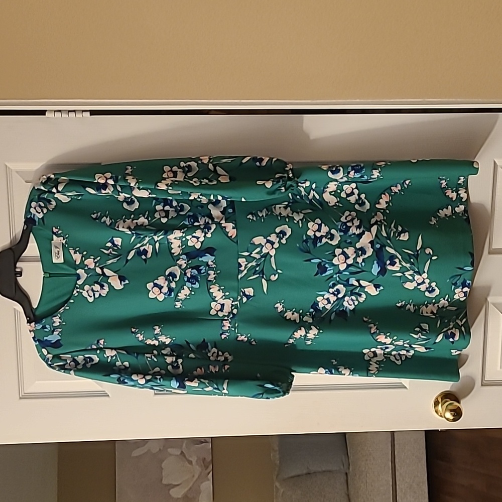 NWT ELIZA J Stretch Crepe A-Line DRESS 👗 SIZE 18